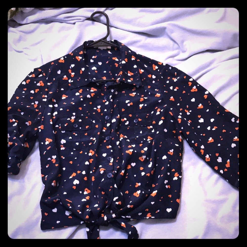 3/4 heart top